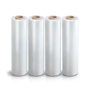 Industrial Cargo Pack Roll Clear Plastic LLDPE Packaging Transparent Pallet Wrap PE Stretch Film Shrink Wrapping Film