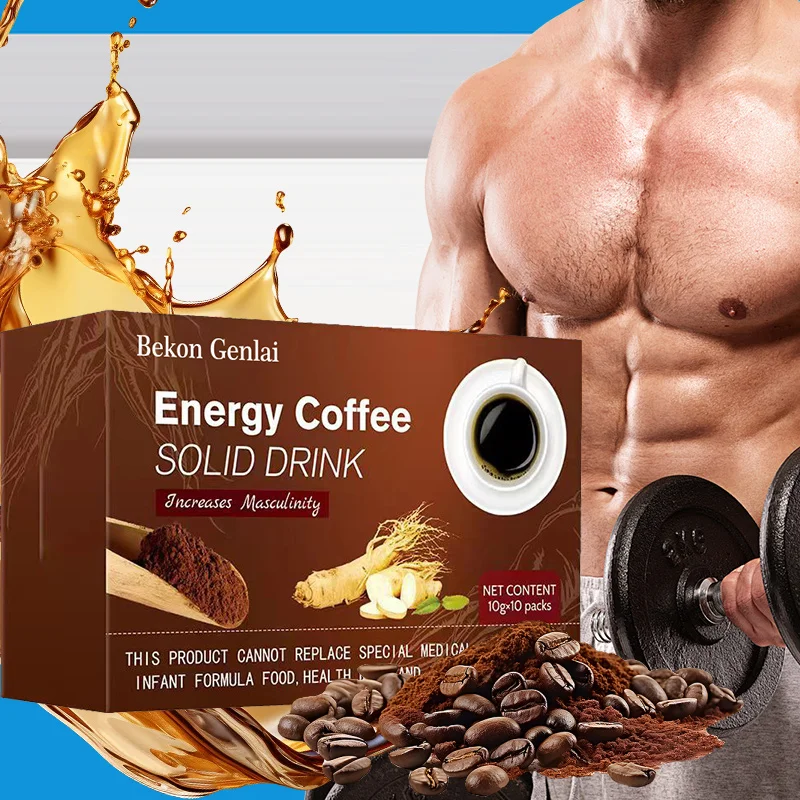 Men's Instant Coffee TK Ignites Men's Energy with Its Rich Taste, Chocolate-flavored Ginseng Maca Coffee