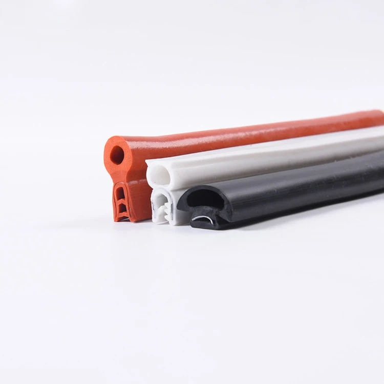U Shape Profile Silicone Sheet Metal Edge Trim protection Rubber Seal Strip for Boat Windshield Gasket