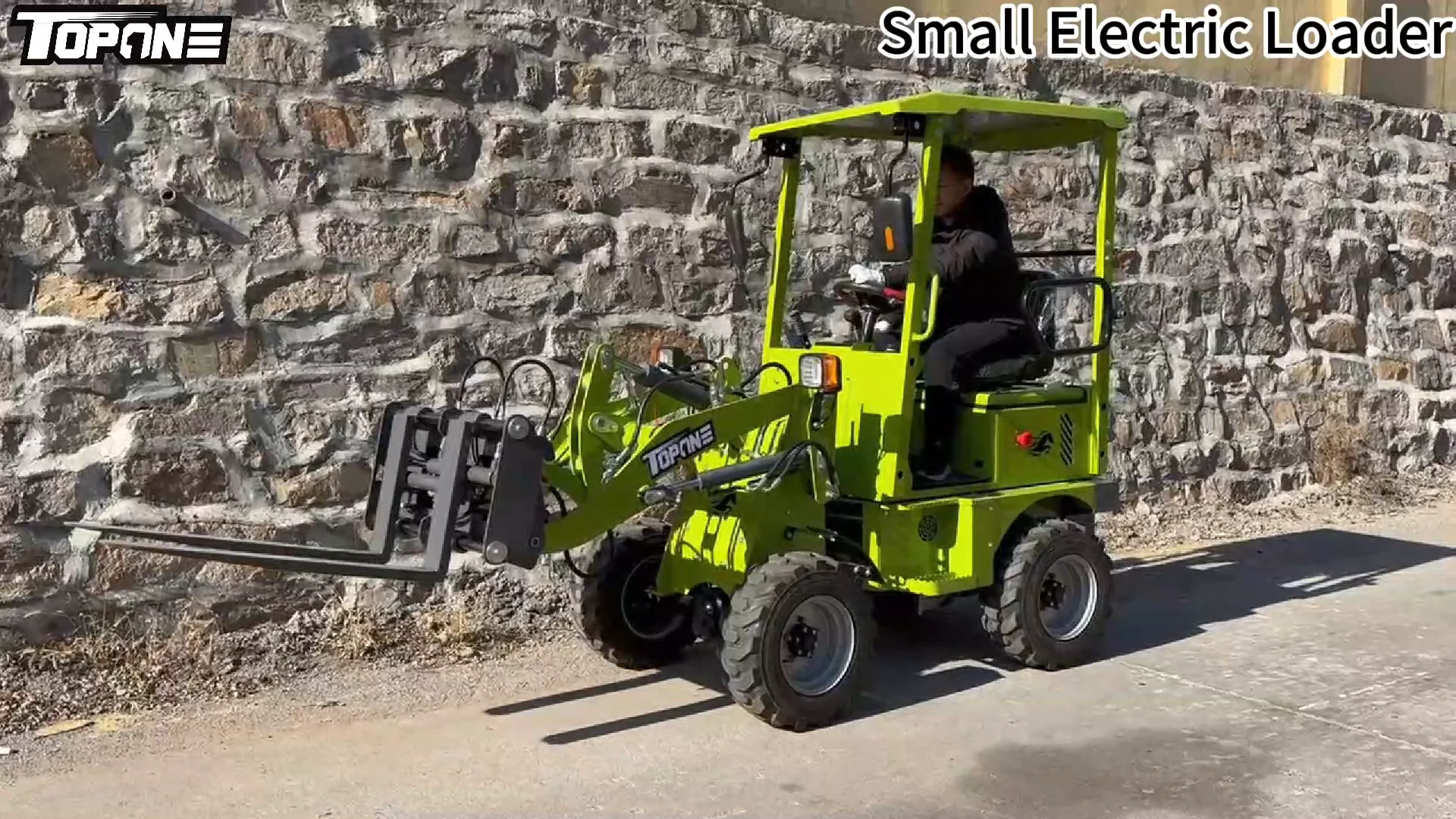 Small Electric Loader Engineering Construction Machinery ...