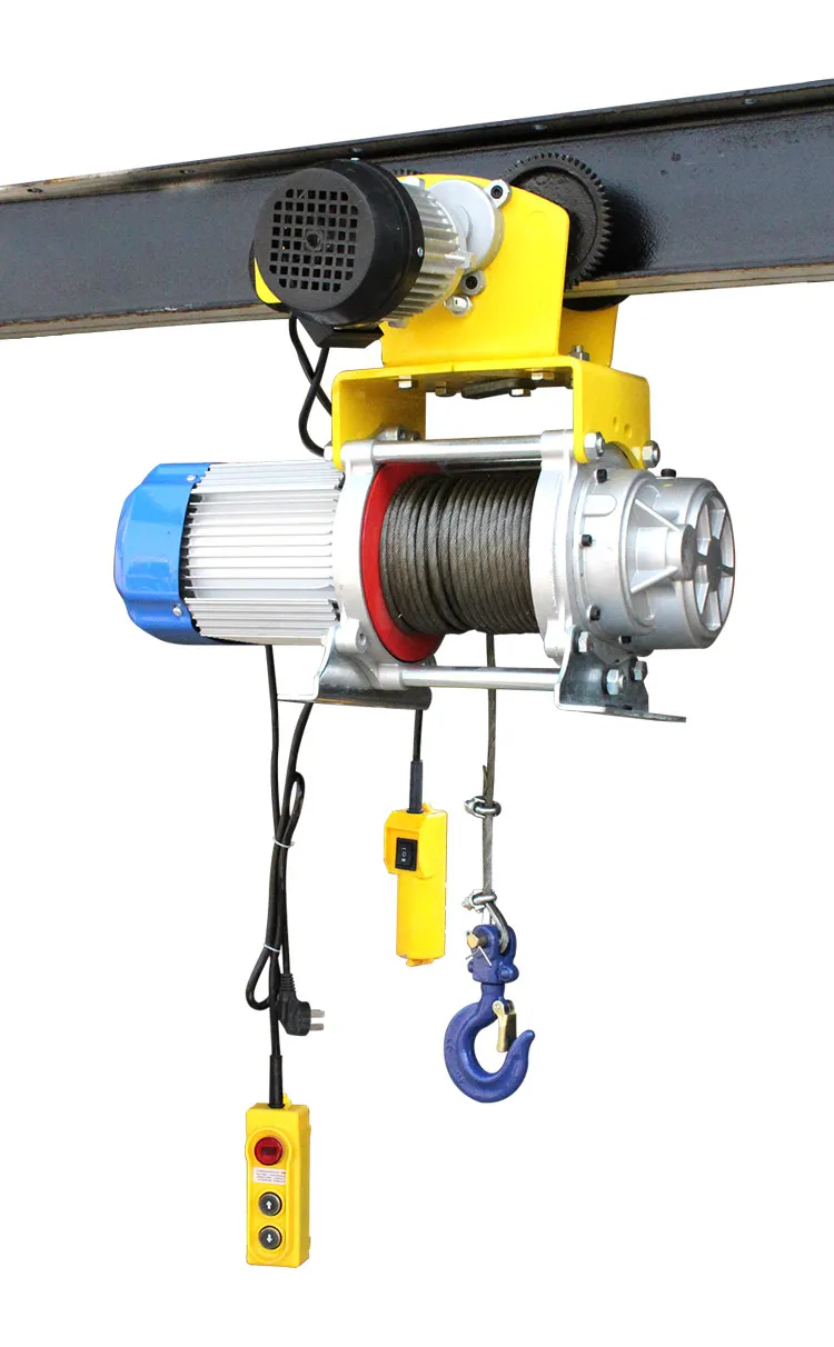 220v 60m Electric Hoist 1500kg Multifunctional Winch Hoist Micro