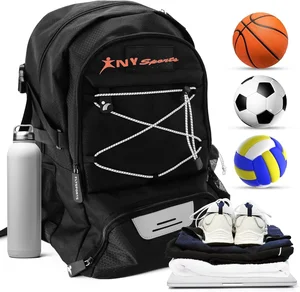 New Stylish Logo Custom School Sport Equipment Bag Outdoor Use Soccer Ball Bag Volleyball Basketball Soccer Volleyball Backpack