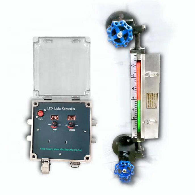 Bicolor Borosilicate Glass Tube Fluid Level Measurement Liquid Level