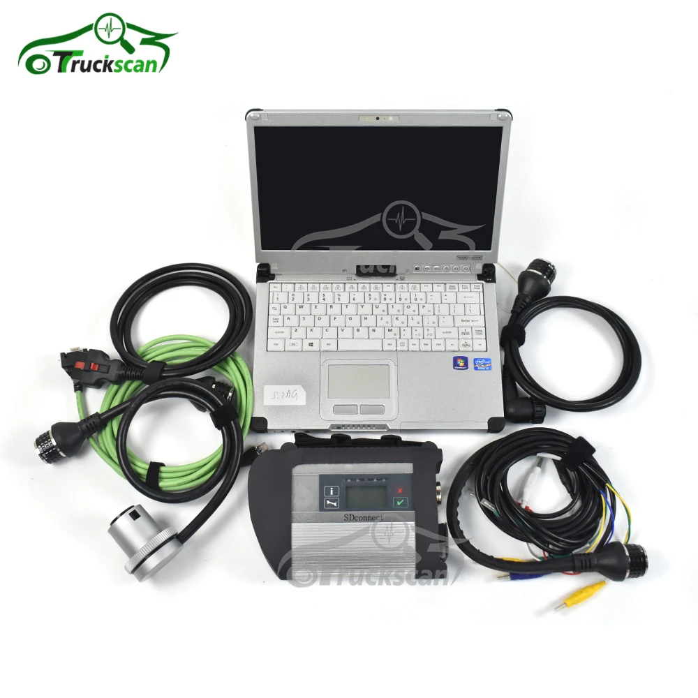 V2024 MB STAR C4+DOIP FUNCTION MB SD C4 Doip VCI c4 wifi Xentry Dts  Monaco+T420 Laptop mb car truck diagnostic tool