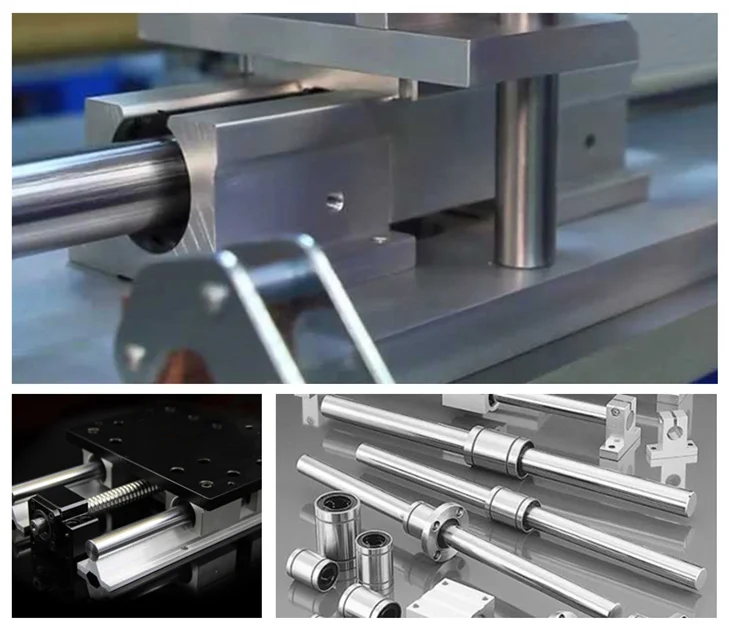 ONLISUM Kit Rails Linéaires SBR20 1200mm Avec 4 Supports SBR20UU - Guidage Précis Pour CNC, Robots Et Automatisation