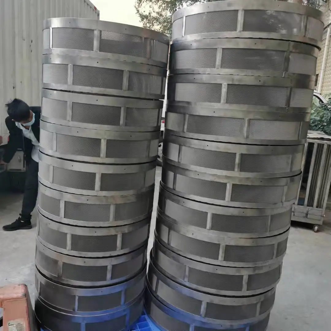 TOP 1 Titanium Anode Net Basket for GR1 GR2 Electroplating Industry Gr1 Gr2  Titanium Mesh Basket for Electroplating