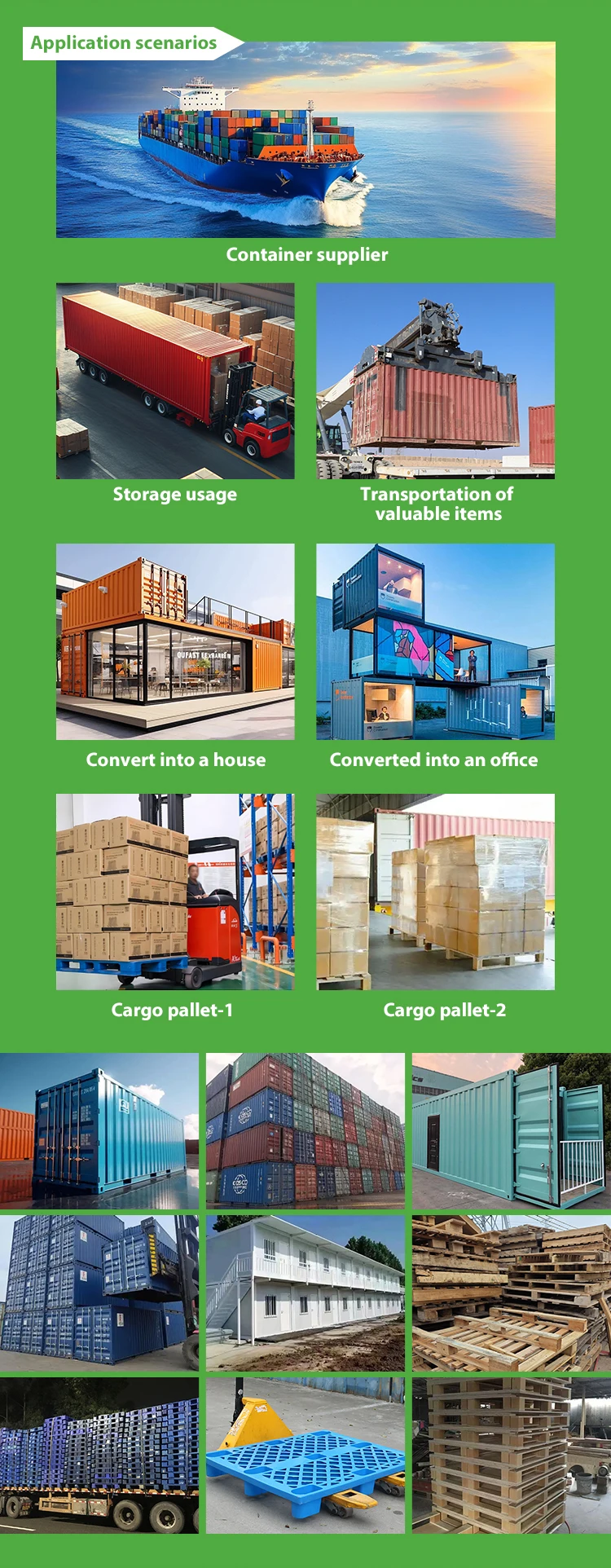 Container Alibaba Container Storage Solutions ISO Container Shipping Container with ...