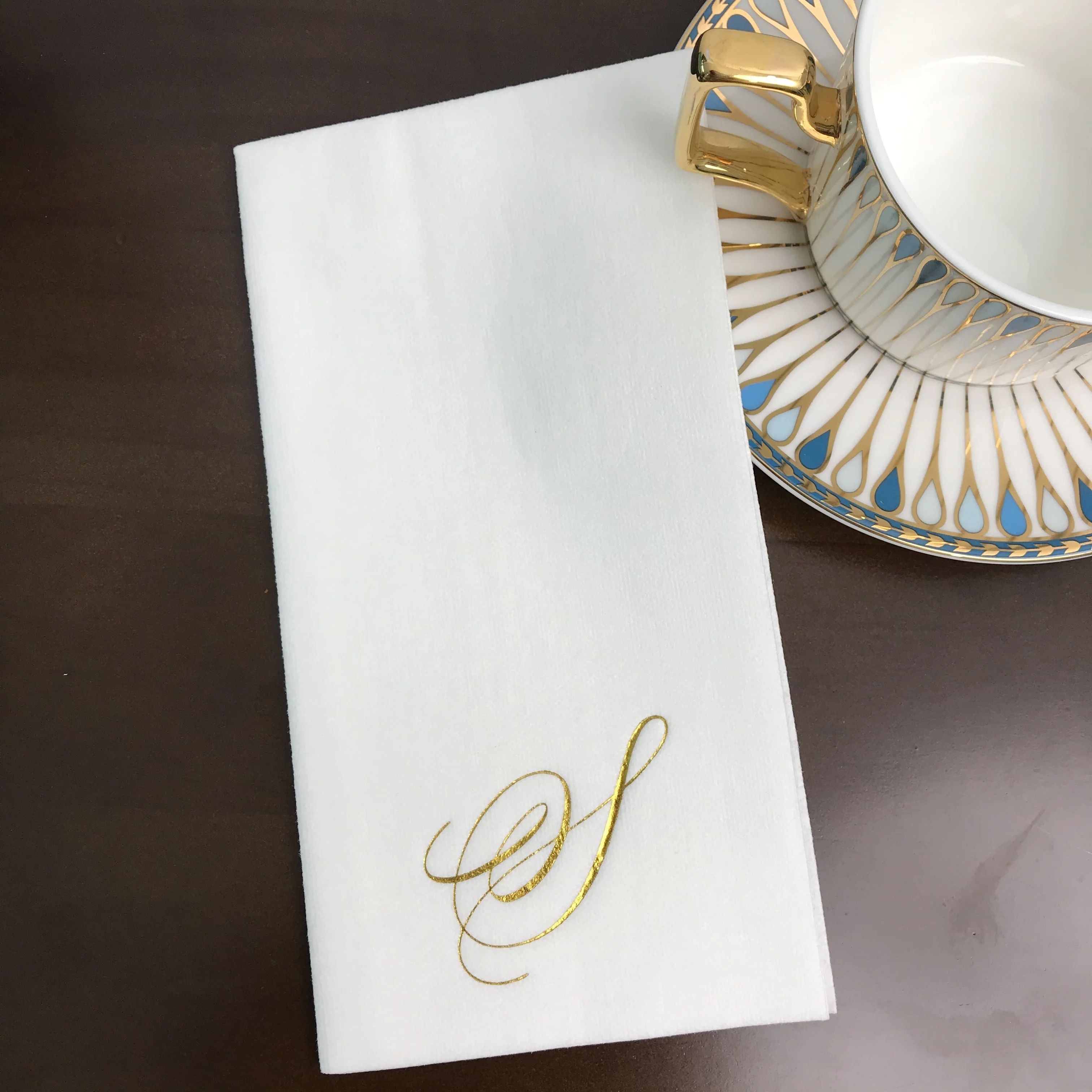 Biodegradable Food Safe Napkin Paper Serviette 1ply 2ply 3ply 4ply Custom Logo Printing Dinner Paper Napkin
