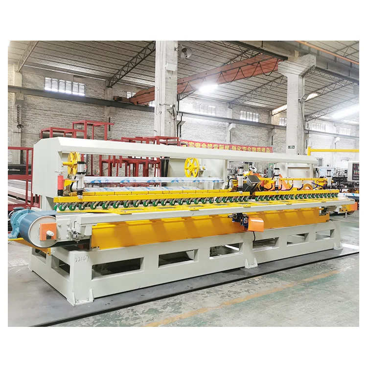 Automatic CNC Chamfering Machine for Artificial Stone Tile Bullnose Granite Edge Marble Polisher 14 Grinding Heads 1200mm Motor