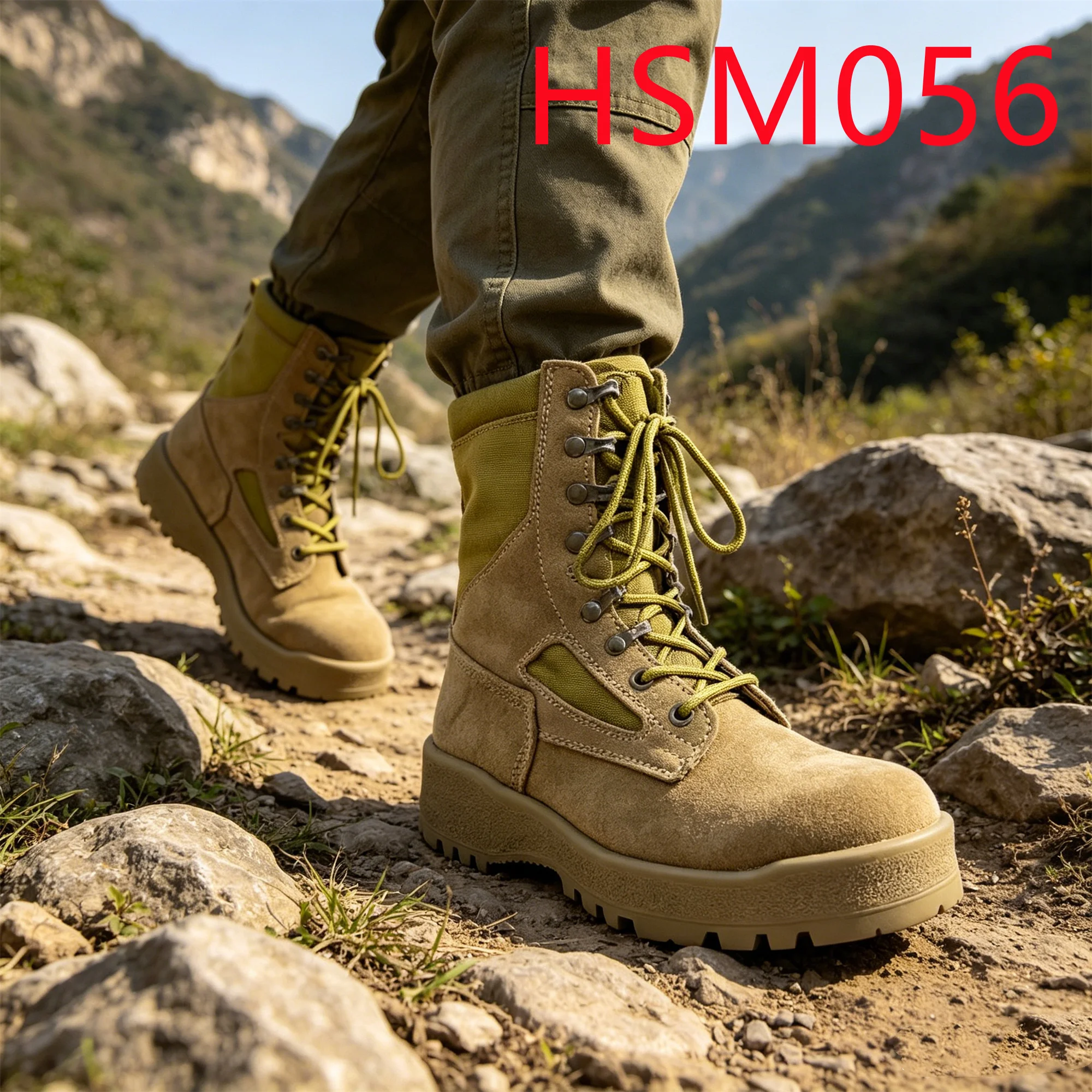 HY, Bottes tactiques d'urgence et de sauvetage (une paire disponible) pour la vente au détail — six couleurs disponibles, bottes de combat déperlantes HSM056