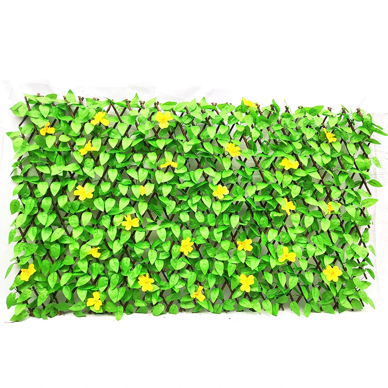 Artificial Hedge Laurel Leaf Garden Fence Wall Balcony Privacy
