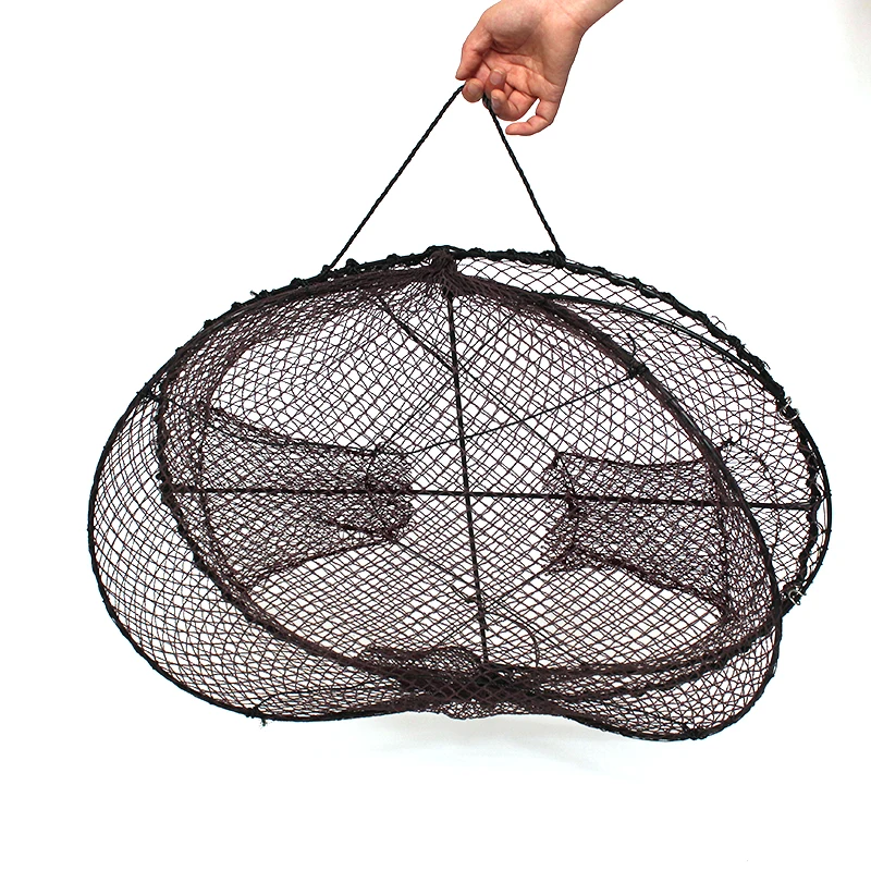 Cheap Folding Fishing Crab Traps Catching Lobster Trap Pots Knotless