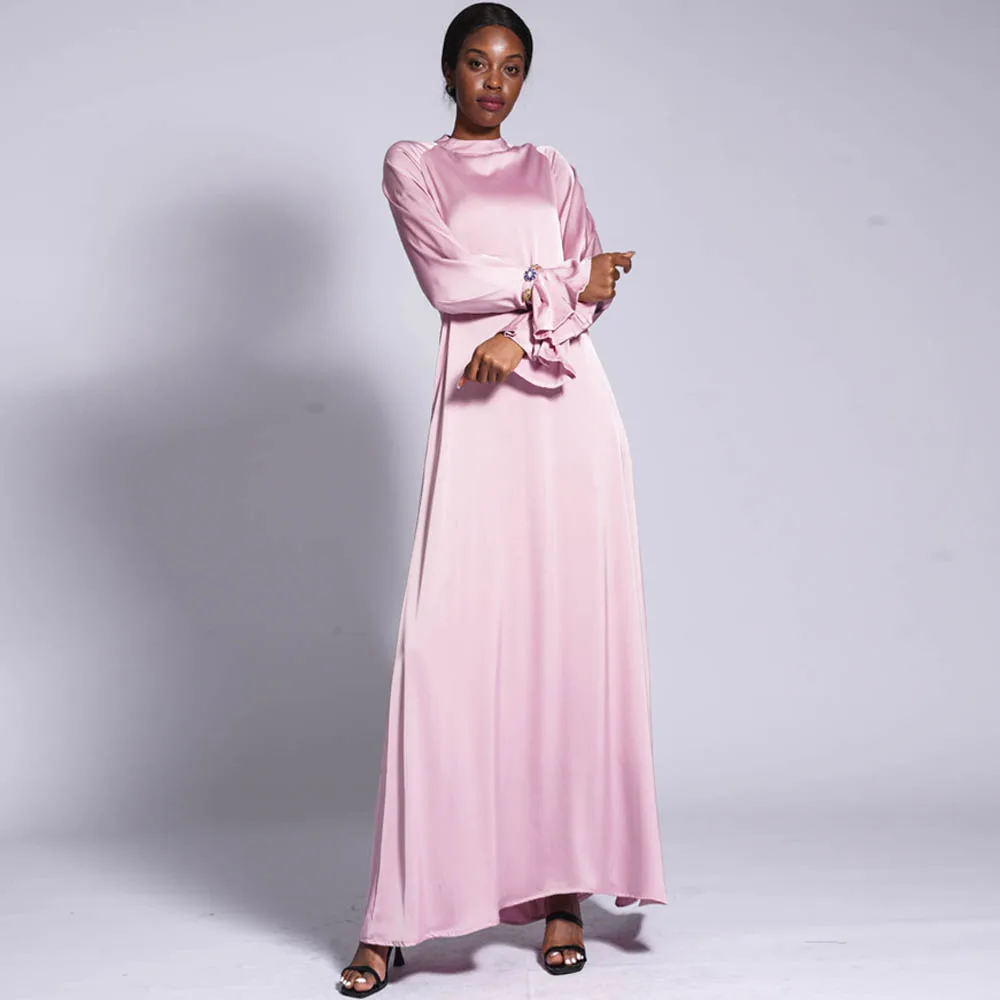 open lace back dress Luxury Crystal Dubai Muslim Evening Dress with Overskirt Gray Arabic Formal  Dresses for Women Wedding Party  DreamyVow