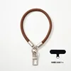 Plata perlada, 30 cm, estilo pulsera color cacao.