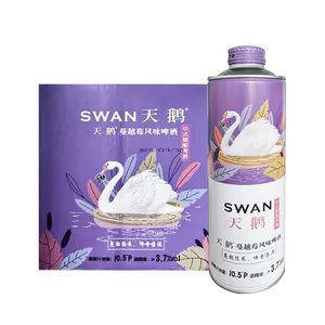 Swan Beer a Popular Chinese Craft Beer with Cranberry Flavor Made in China Available in 1L*6 Cans