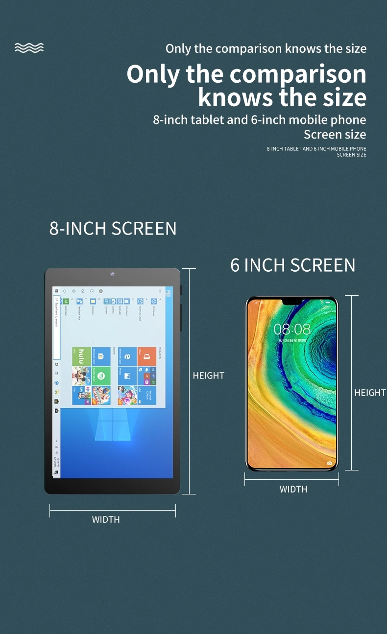 8 Inch Window 10 Tablet Pc Mini Laptop High Quality 2 in 1 2 in 1 Tablet Laptop Ram 4GB Rom 64GB