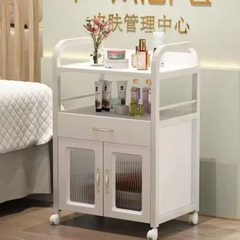 High-quality Classic Best-selling High-end Beauty Salon Special Trolley Manicure Shelf Tools Trolley Hairdressing Rack