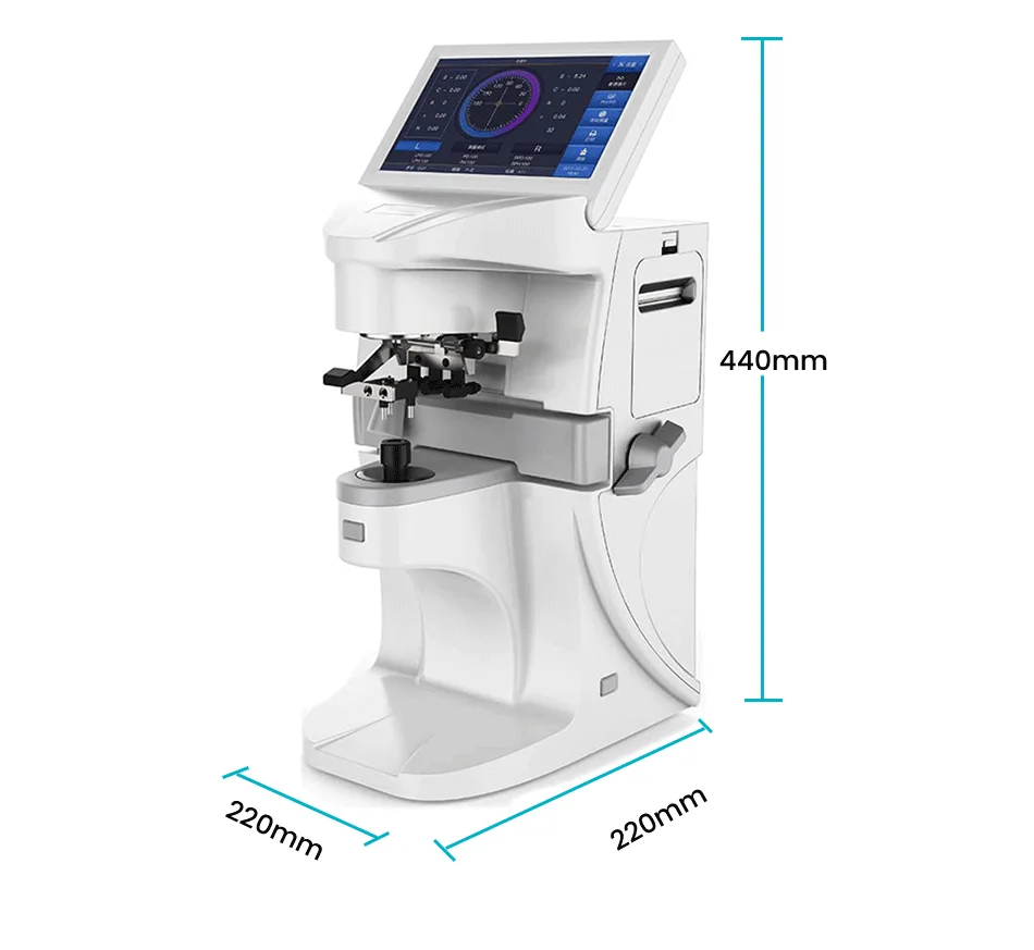 Digital Auto LM-300 Lens Meter 7 Inch Touch Screen Uv Pd Printing Focimeter Lensometer