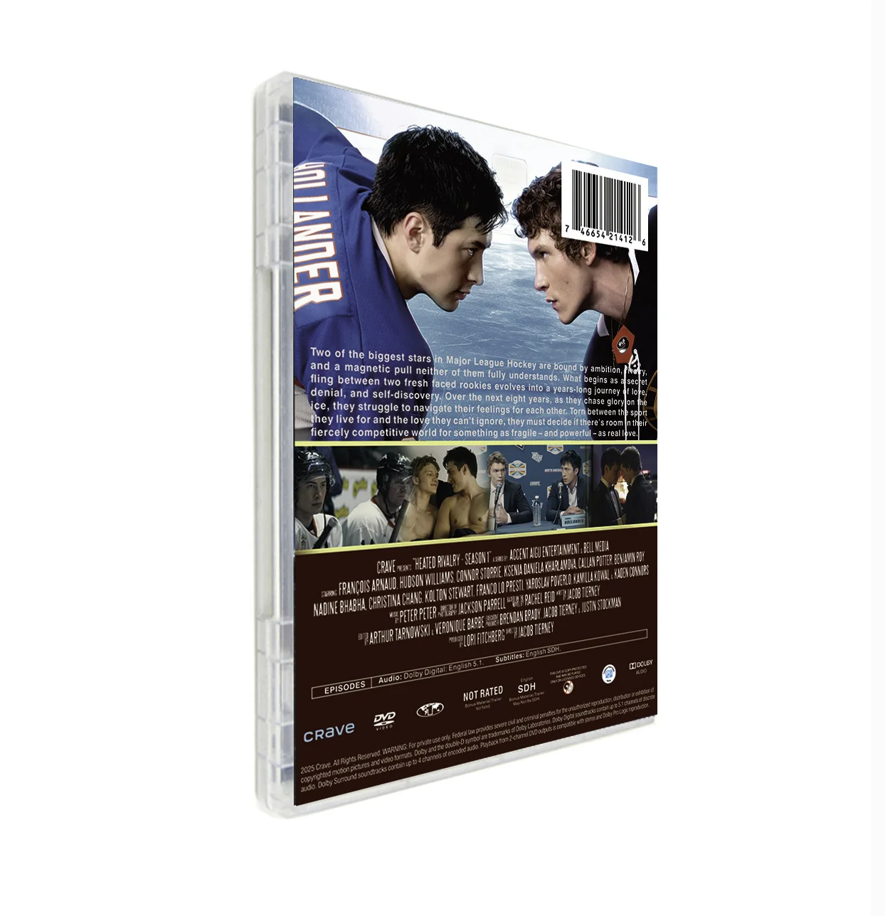 Heated Rivalry Season 1 Latest DVD Movies 2disc Factory Wholesale