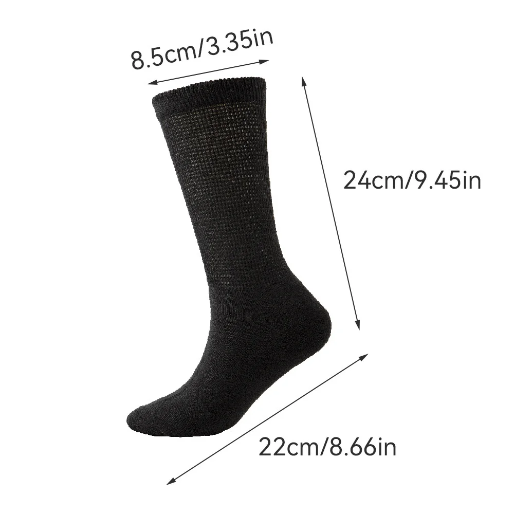 Loose Fit Top Non Slip Diabetic Socks for Sensitive Blood Circulation - product detail 5