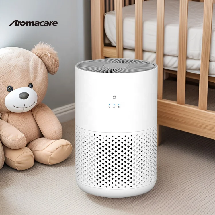Aromacare Small Room Bedroom Compact Usb Table Desk Air Filter Purifier With Scent