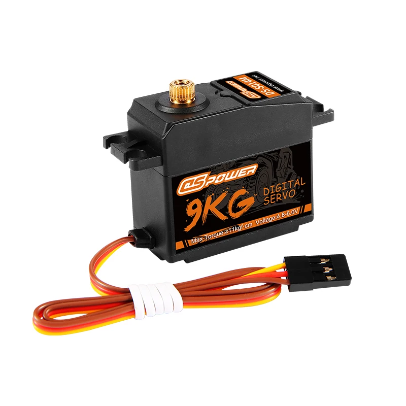 Waterproof Digital 9kg Metal Bearings Servo for HSP ZD Racing 9Kg Servo Motor for Rc Car Robot Arm Smart Lock Servo DS-S014M
