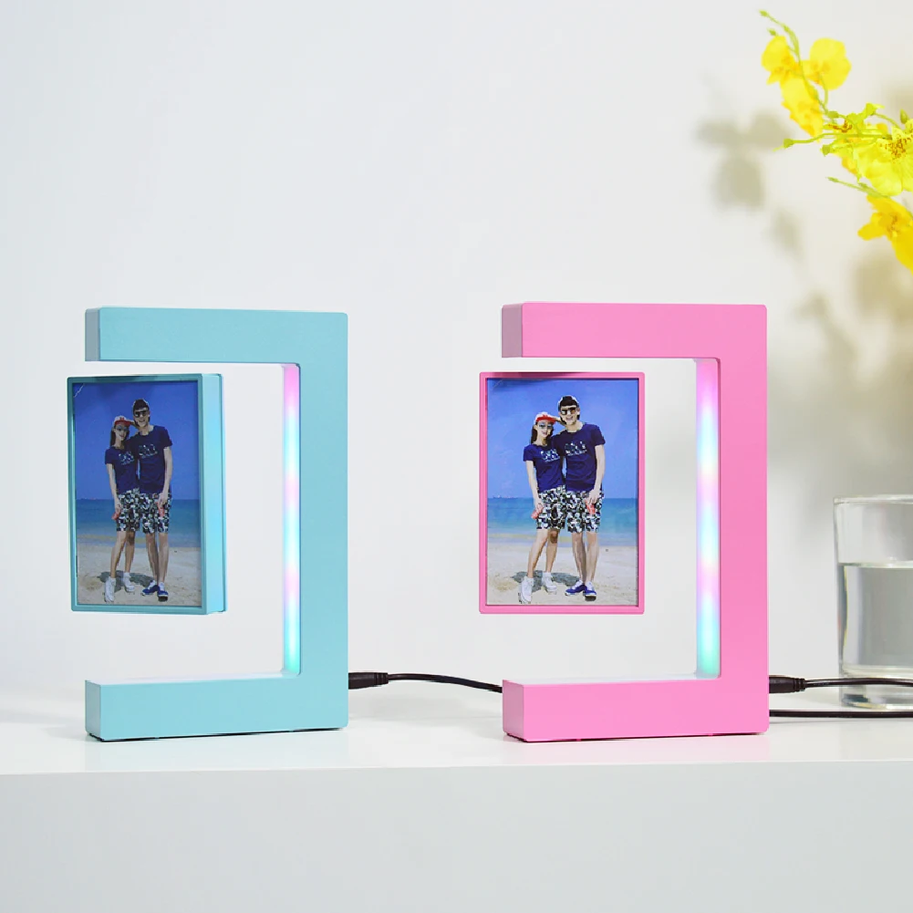 Customization Special Floating Double Sided Picture Frame For