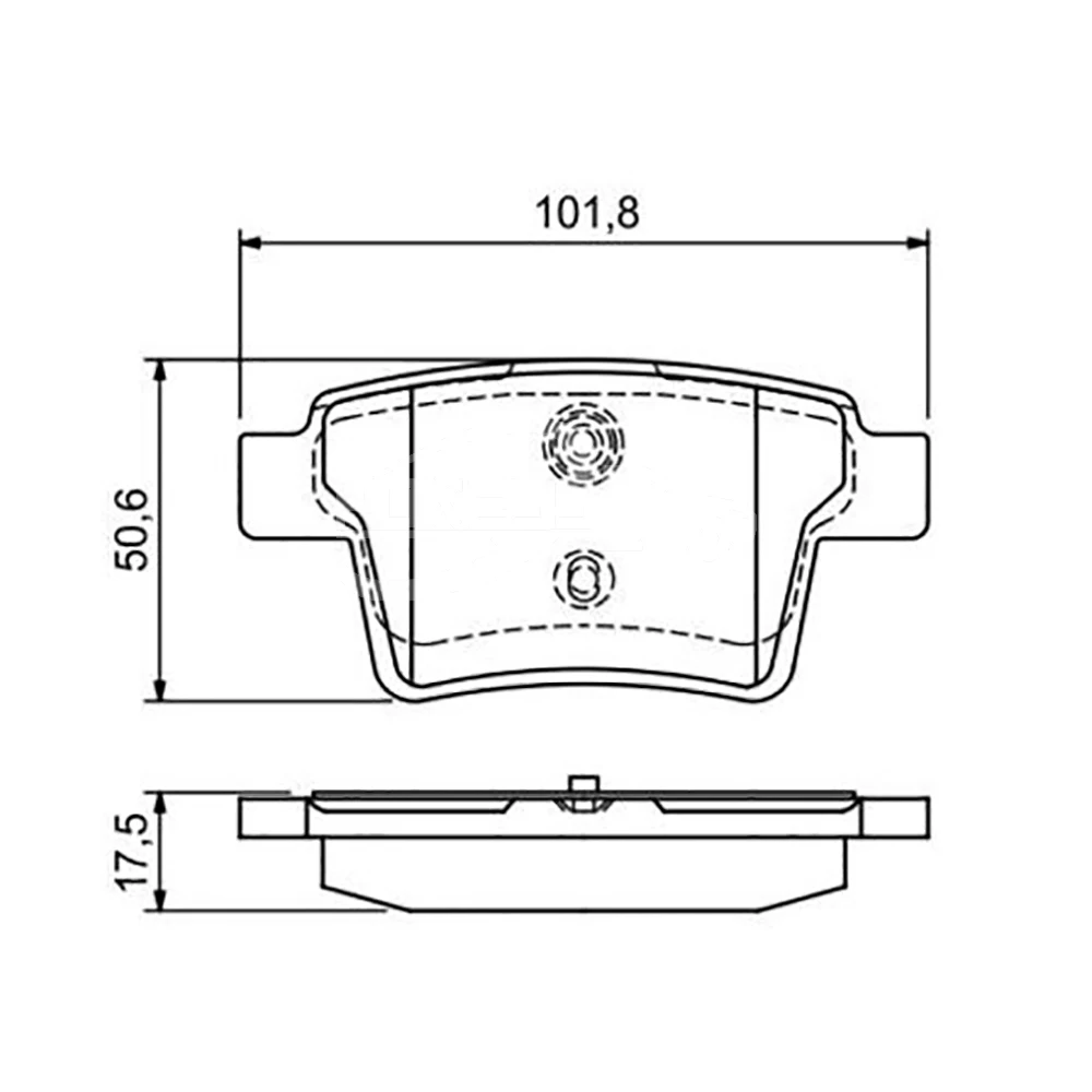 Ford Brake Pads Top One Brake pad 4S712M008AA Rear Wholesale Brake Pad... — 2