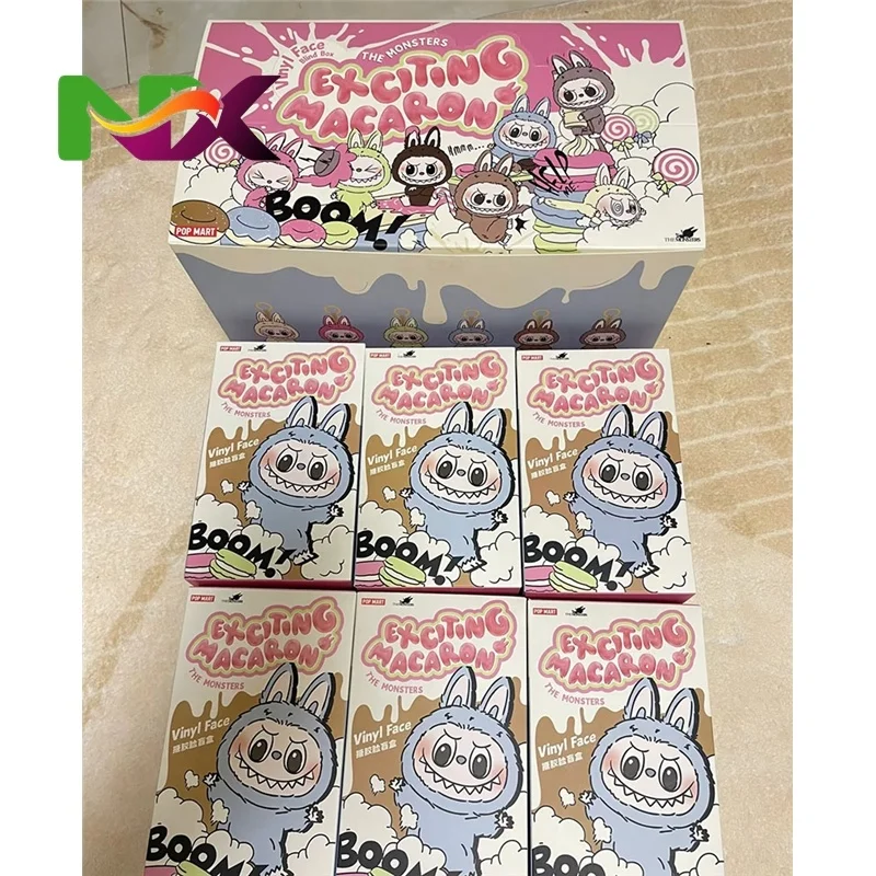 LABUBU THE MONSTERS HaveASeat Macaronセット Pop Mart Labubu The Monsters Exciting Macaron Vinyl Face