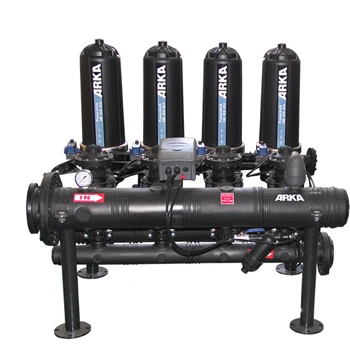 3 Inch 4 Unit Industrial Automatic Back Flushing Water Filter System ...