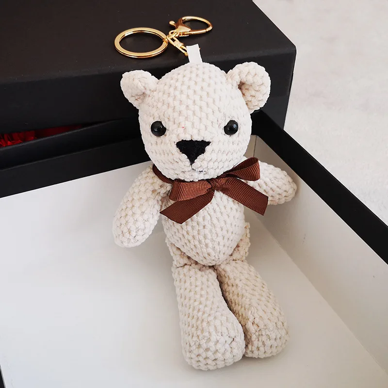 20cm Teddy Bear Stuffed Keychain Plush Toys Plush Key Chains Pendant