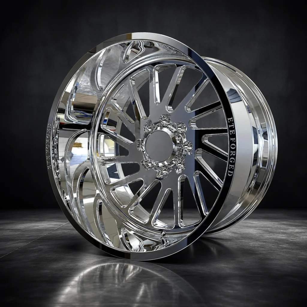 Custom 24 26 28 Inch Forged Wheels for Ford F150 Raptor Chevy Silverado GMC Sierra | Deep Dish Chrome Monoblock Rims