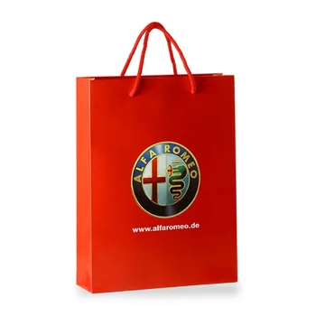 No minimum printed custom made luxury shopping bag paper bags