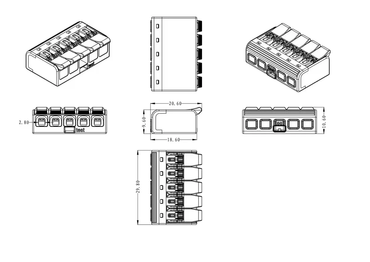 Krealux BELEKS 450V 32A Quick Connector for Easy Wire Connection, Tool-Free Installation