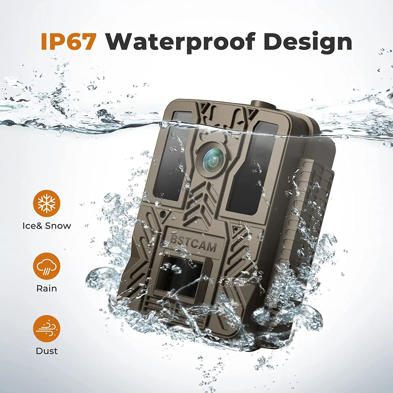 BSTCAM 4g hunting trail camera 1080p Outdoors APP IP67 Waterproof game camera