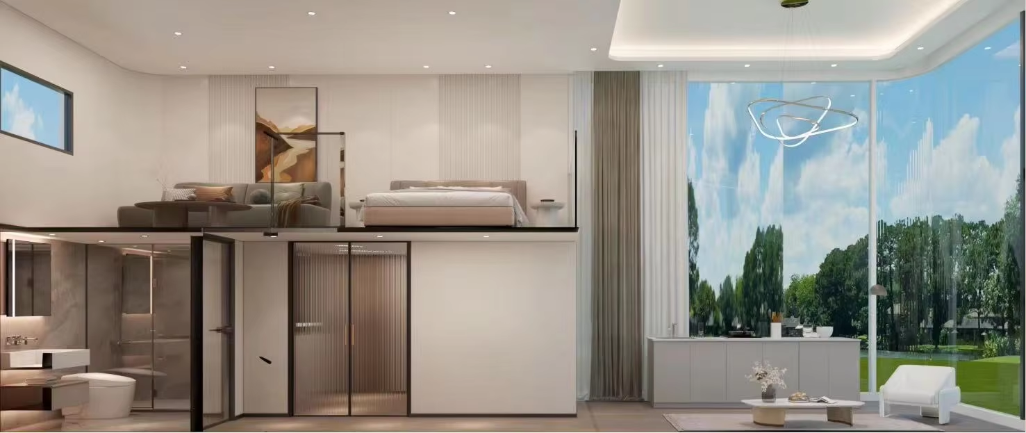 Space Capsule House Shipping Container Container House Extendable With Bathroom Office Pod Cabin