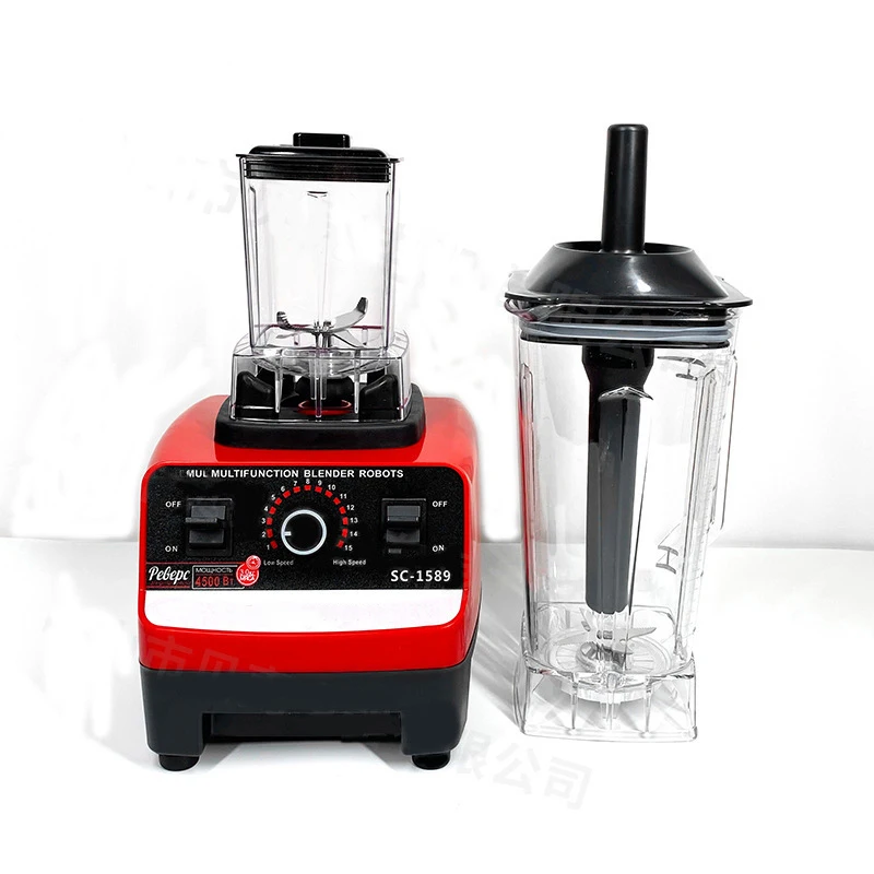 Double 2 Cup Jar Silver Blender Crest Juicer Mixer 2 In 1 5000w