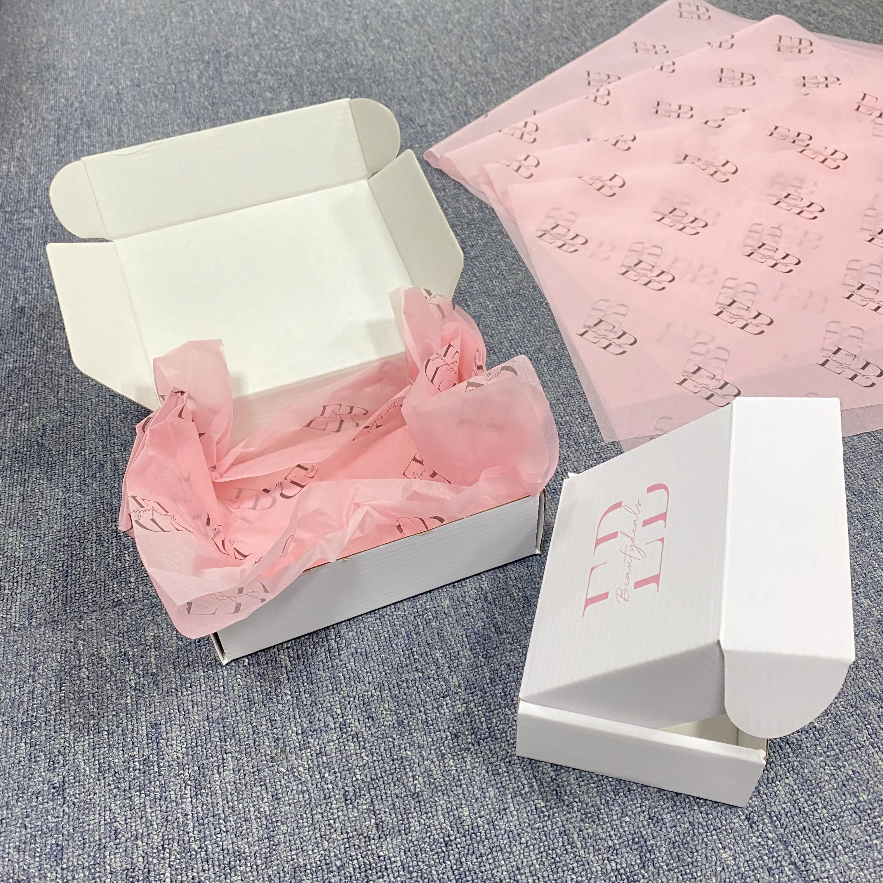 Cajas De Envío Azules De 6x4x3 Pulgadas, Cajas De Cartón ... - Alibaba