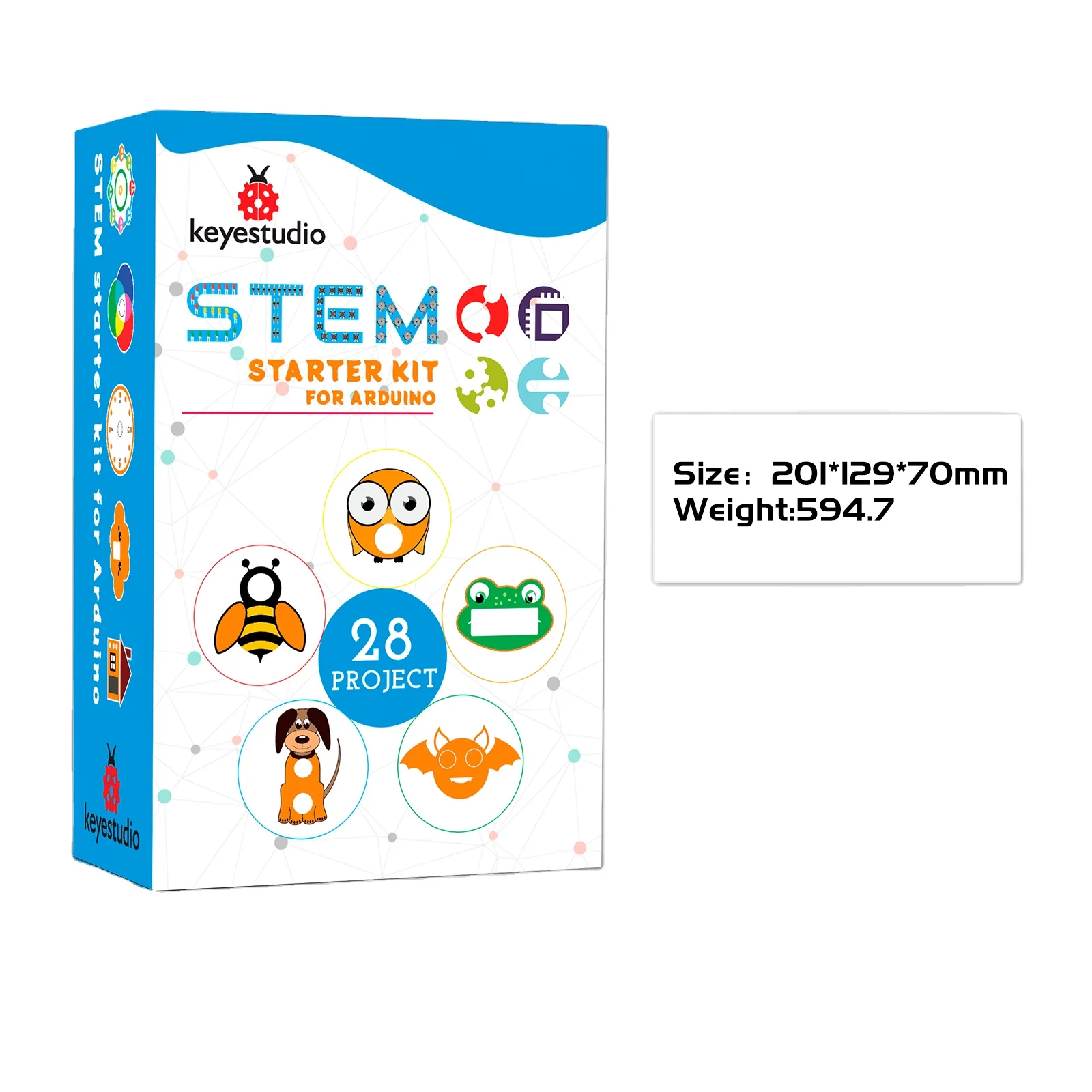 New Product KS0505 STEM Robotics  Starter Kit for Arduino Sensor Kits Electronic Kit Diy
