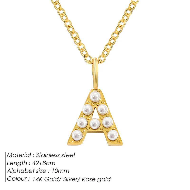 Charms Dainty Initial Necklace