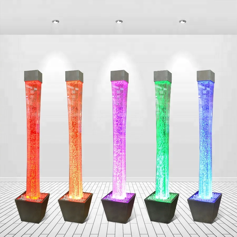 Новый дизайн декоративная светодиодная подсветка для ресторана отеля воздушная пузырьковая стойка Свадебный