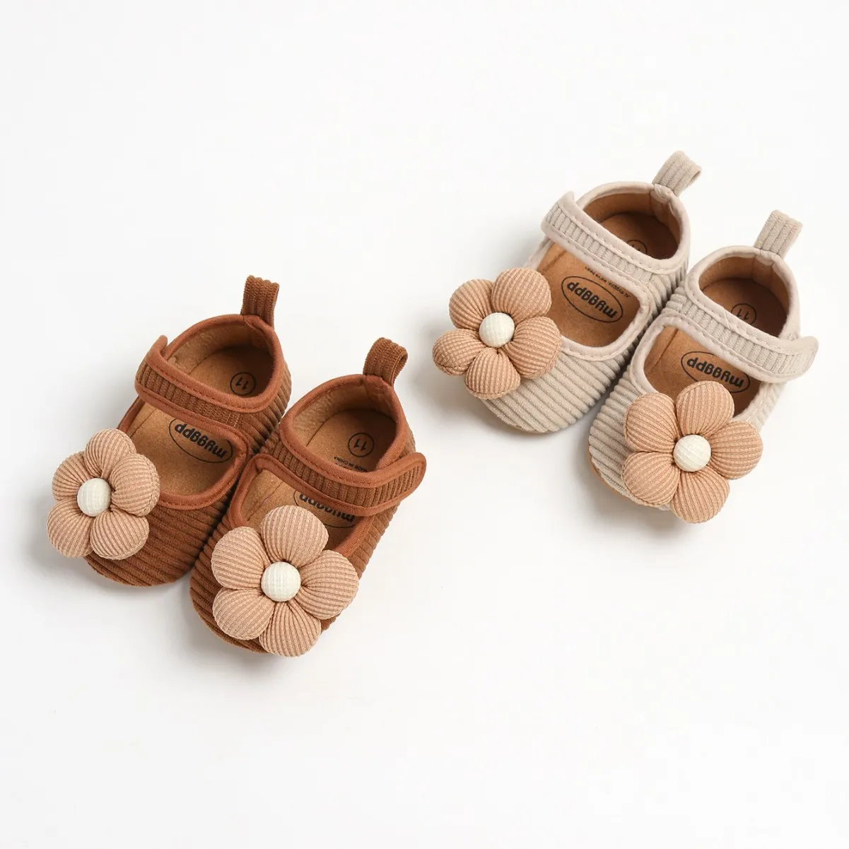 2025 New Arrival Baby Girl Shoes High Quality Anti-Slip Floral Design Breathable and Fashion Trend for Summer Spring Autumn