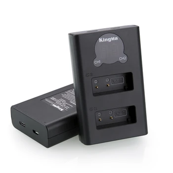 KingMa LP-E17 Battery Charger Efficient USB-C Charger for Canon LP-E17 LP-E6 LP-E8 Battery