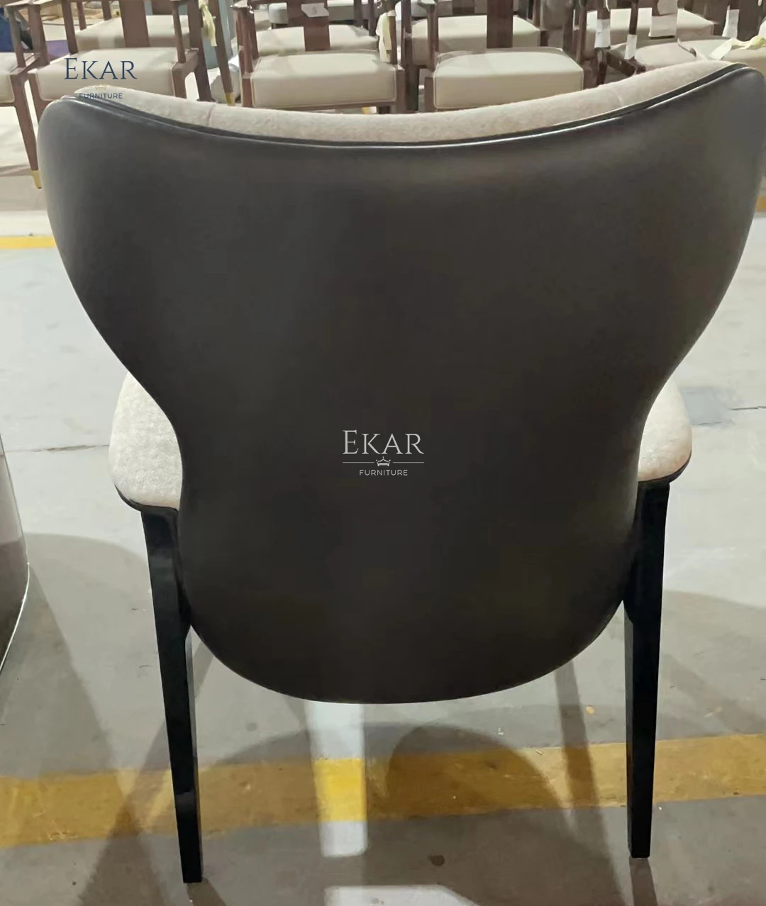 product ekar furniture popular selling modern design chair fabric back home leisure chair-69