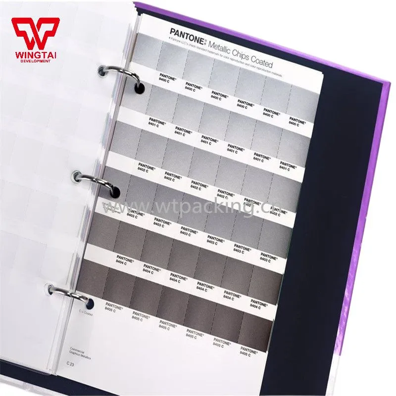 PANTONE GB1507B METALLIC CHIPS - 655 Colors for Printing