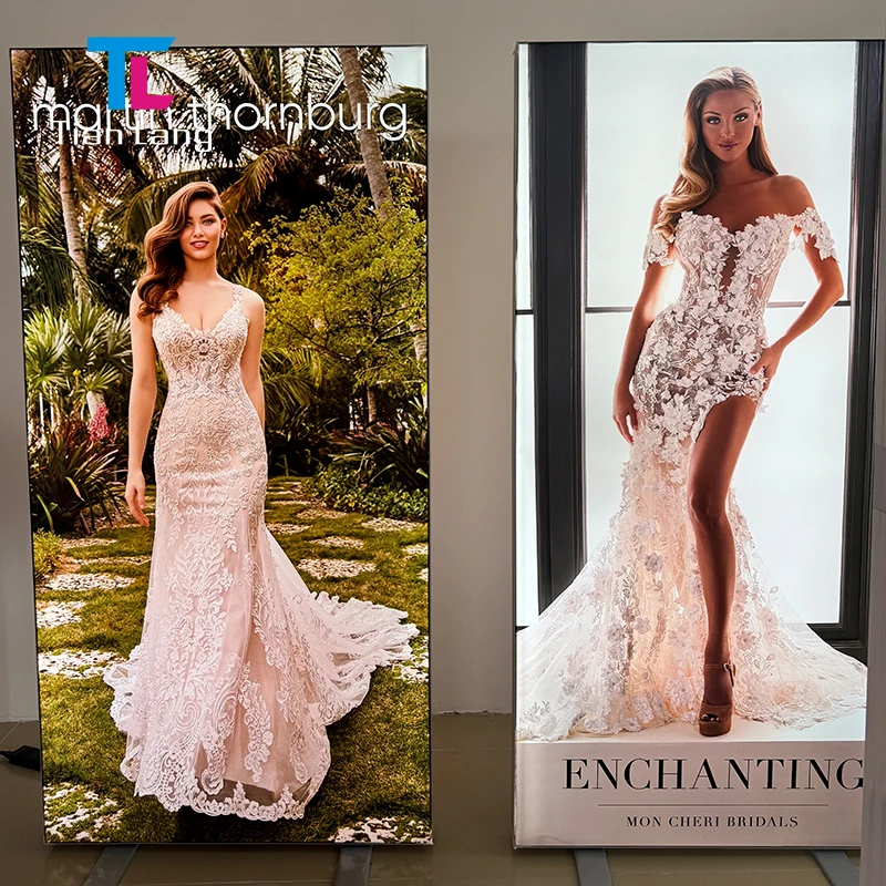 TianLang Sense eina Doble cara Impressió personalitzada SEG Retroil·luminat Marc sense marcs Tèxtil tensat Marc de caixa de llum LED per a publicitat