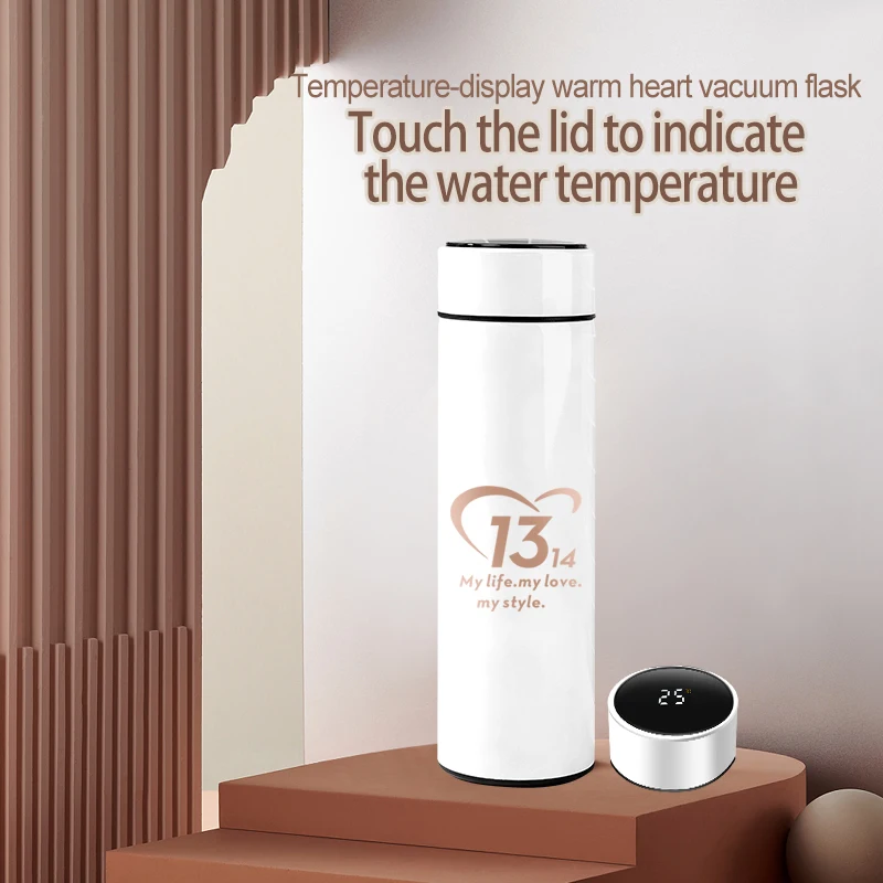 Temperature Display Vacuum Flask Relieve Fatigue Neck Massage Device Mothers Day Gift Box Corporate Gift Birthday Return Gift