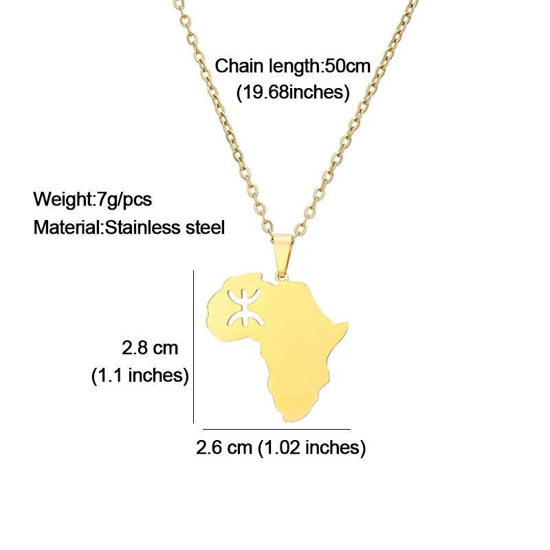 Custom Map Necklace