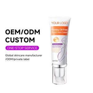 OEM ODM Natural Strong Effective Stretch Mark Scar Remover Treatment Oil Tummy Tightening Compact Oil-Free Stretch Mark Cream