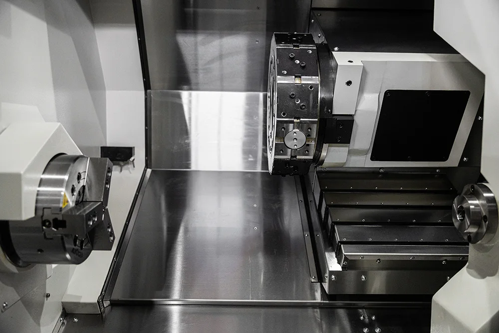 product non standard wf et205y medium duty 4 axis cnc turning center fanuc control system slant bed weifu processing 12 tool stations-6